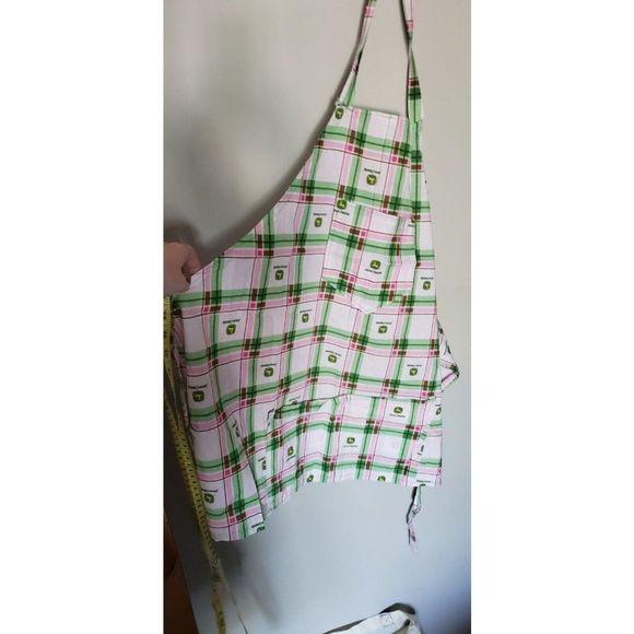 Pair of John Deere Tractor Farm Aprons One Large with Backing and One Sm… - Picture 2 of 10